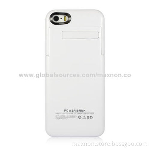 2,200mAh External Back Battery Case for iPhone 5/5C/5S, 3-in-1 with Changeable Faceplate